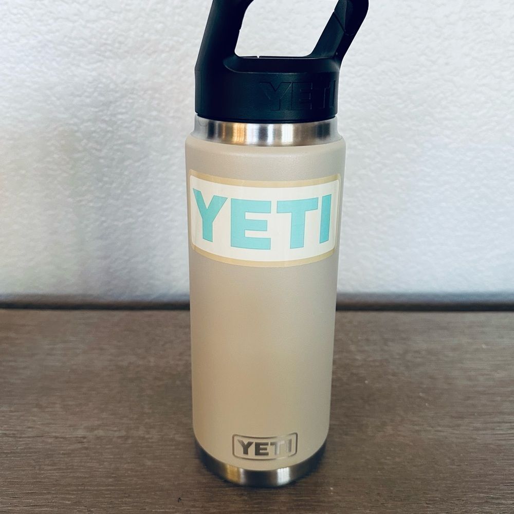 Yeti Rambler Sand Travel Tumbler Insulated Mug